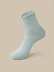 Ribbed Crew Socks