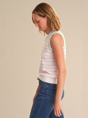 Stripe Crewneck Tank