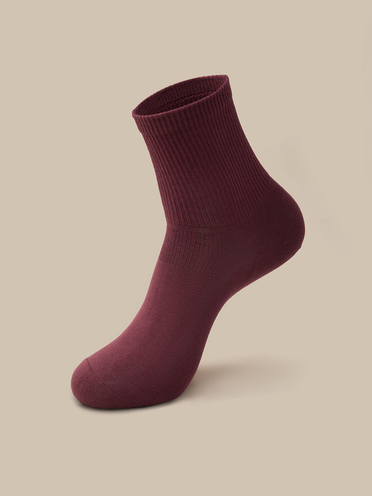 Ribbed Crew Socks