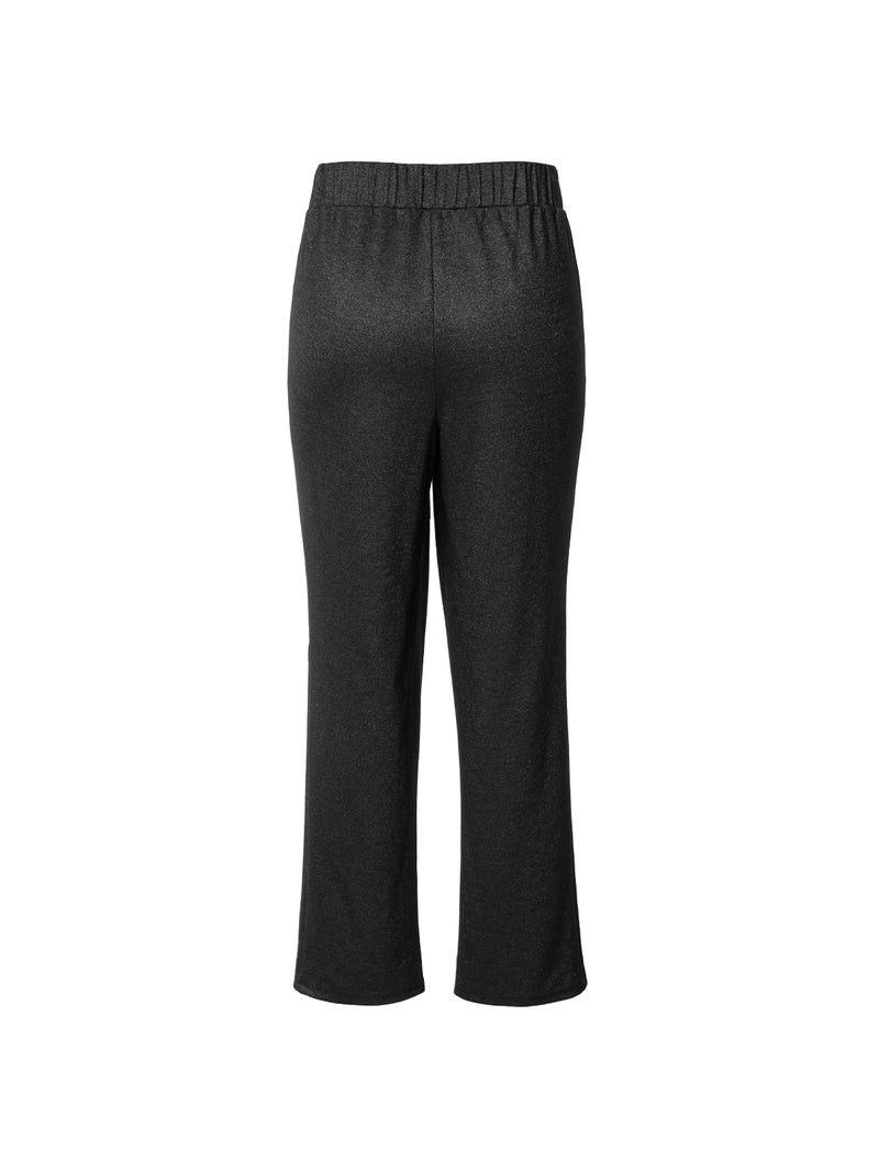 Plus Ponte Mid Rise Straight Leg Pants