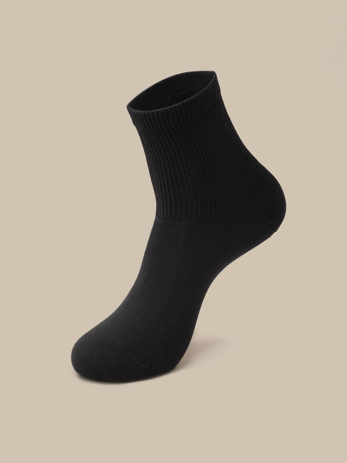 Ribbed Crew Socks