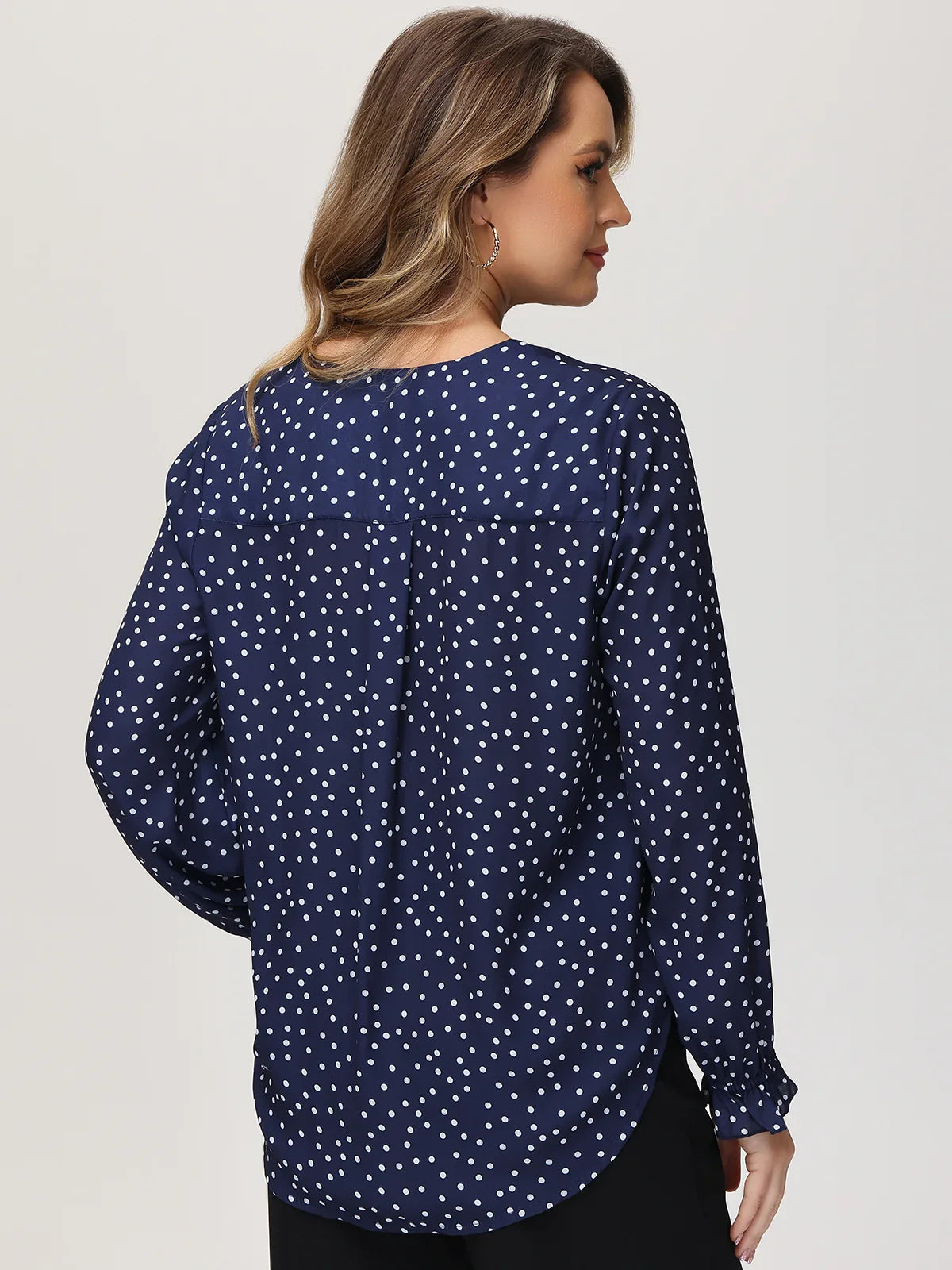 Polka Dots Wrap Top