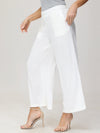 Crop Wide Leg Pull-On Pants