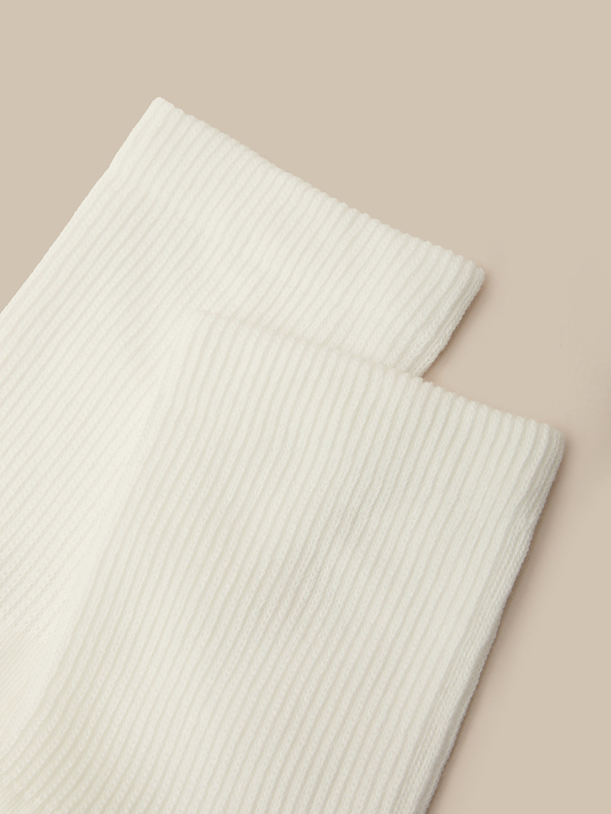 Ribbed Crew Socks