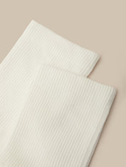 Ribbed Crew Socks