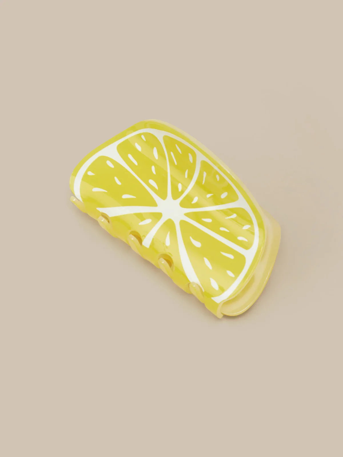 Lemon Slice  Claw Hair Clips
