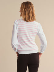 Madison Mixed Media Sweater