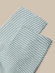 Ribbed Crew Socks