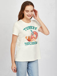 Turkey & Touchdowns Graphic Tee