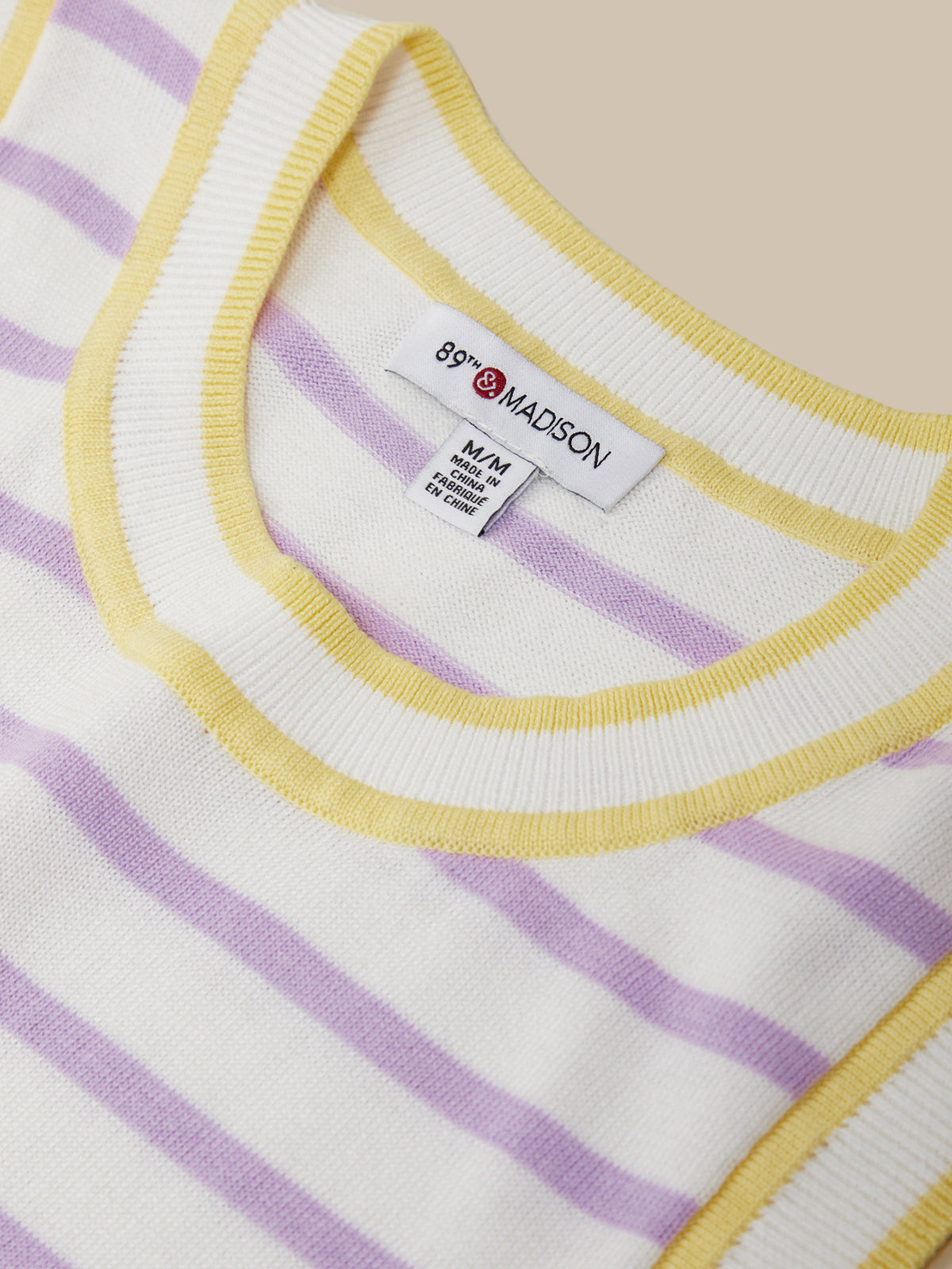 Stripe Crewneck Tank