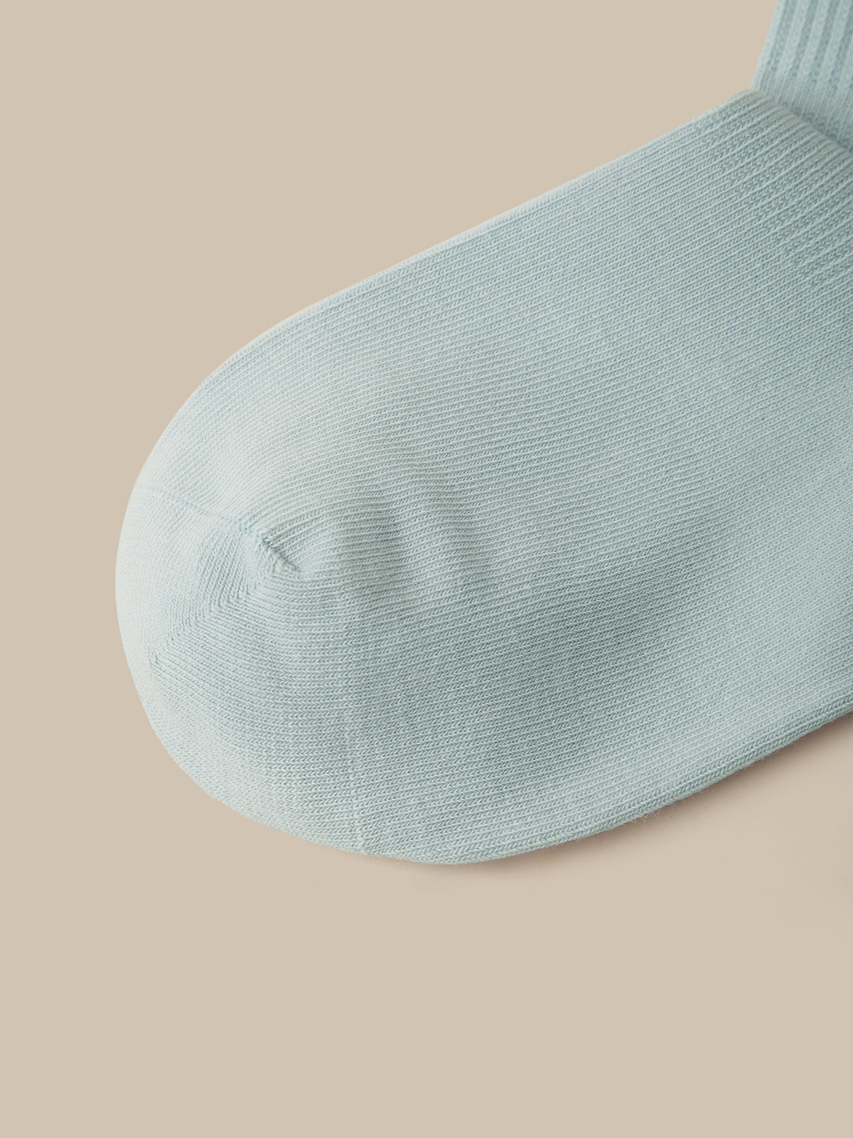 Ribbed Crew Socks