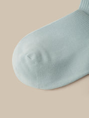 Ribbed Crew Socks
