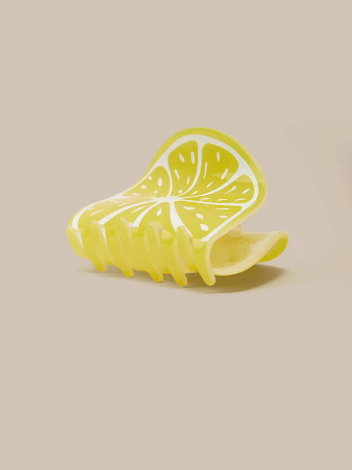 Lemon Slice  Claw Hair Clips