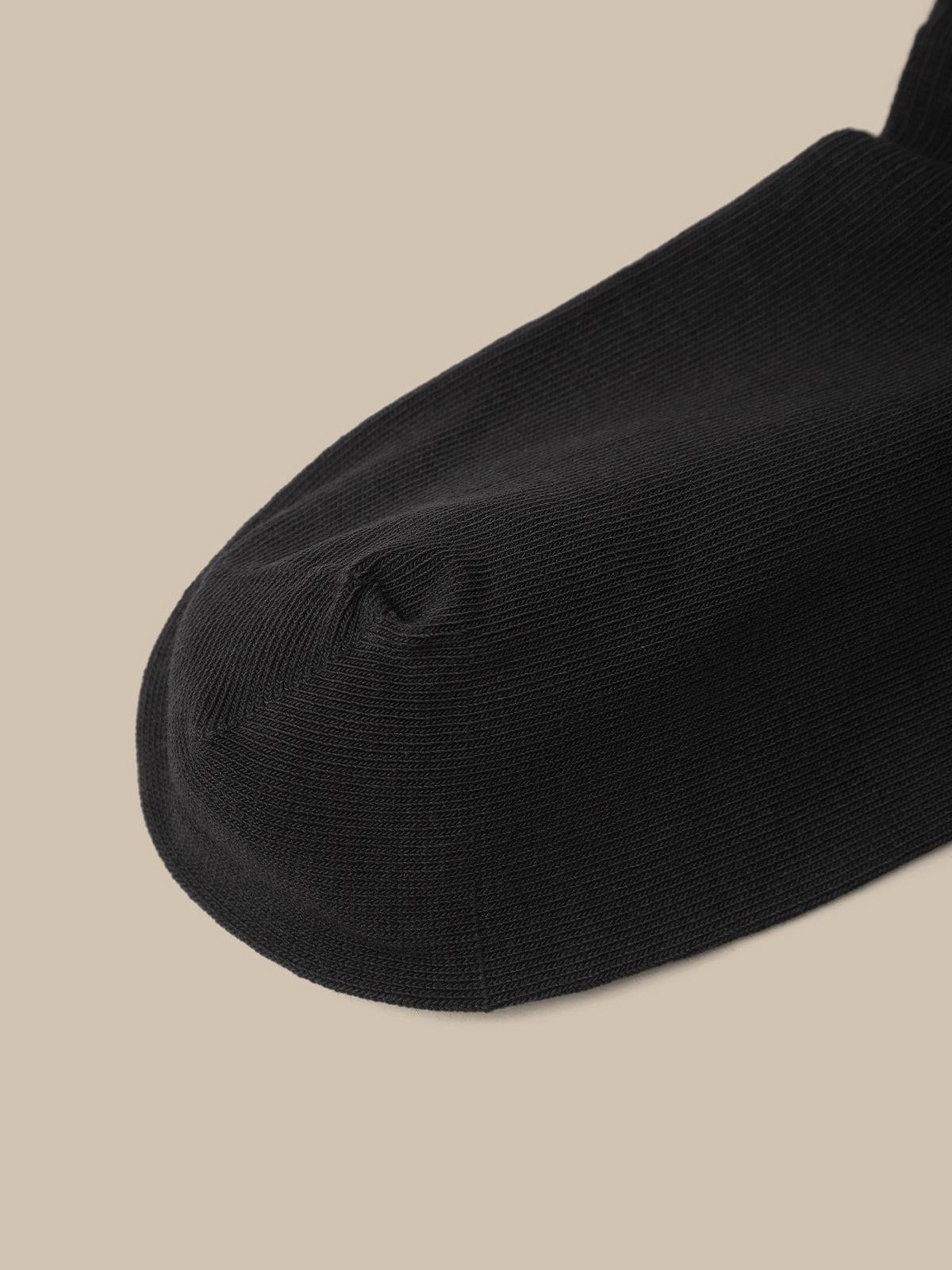 Ribbed Crew Socks