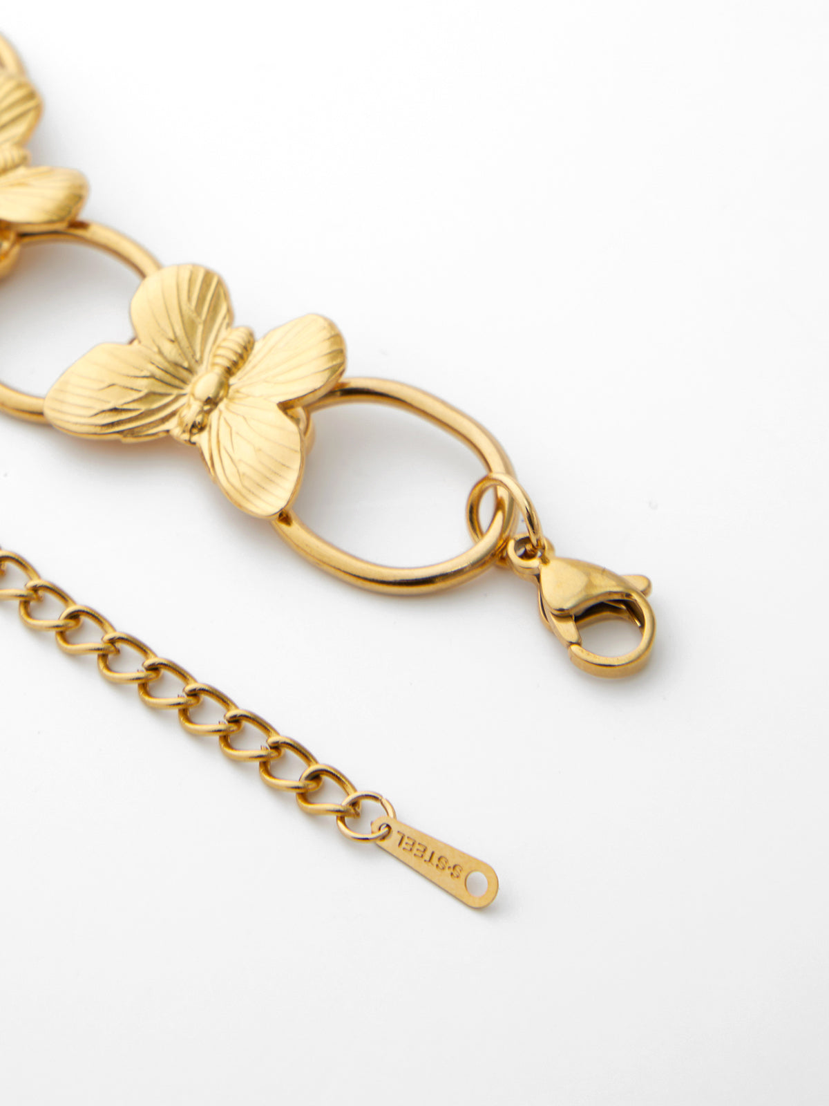 Butterfly Chain Link Bracelet