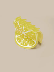 Lemon Slice  Claw Hair Clips