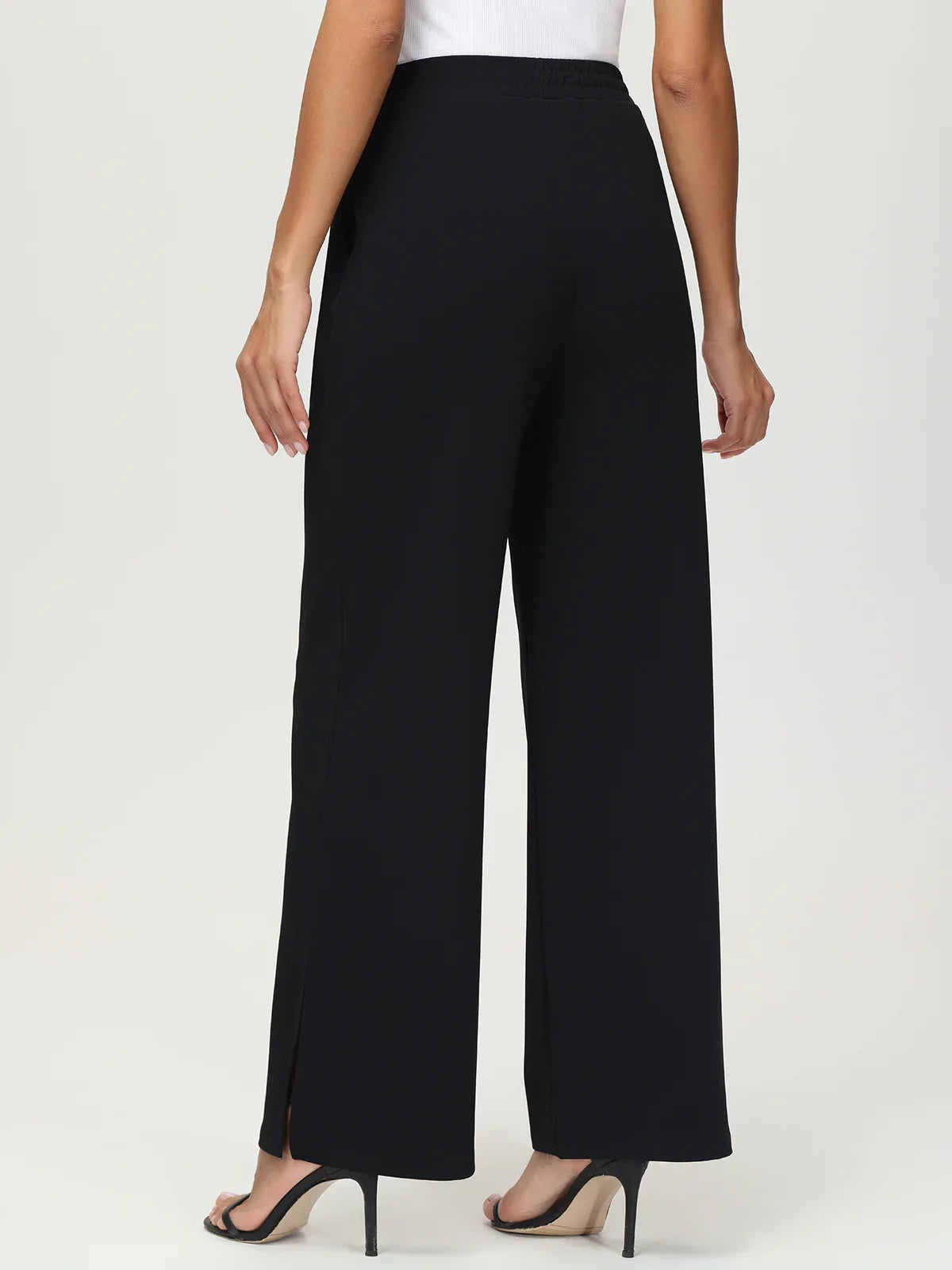 Scuba High-Rise Wide Leg Pants