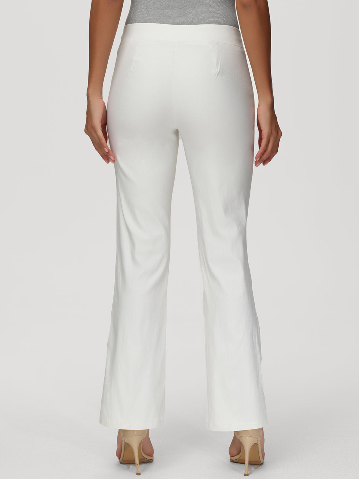 89th + Madison Mid-Rise Straight Leg Luxe Pull-On Pants