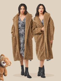 Teddy Bear Long Coat Jacket