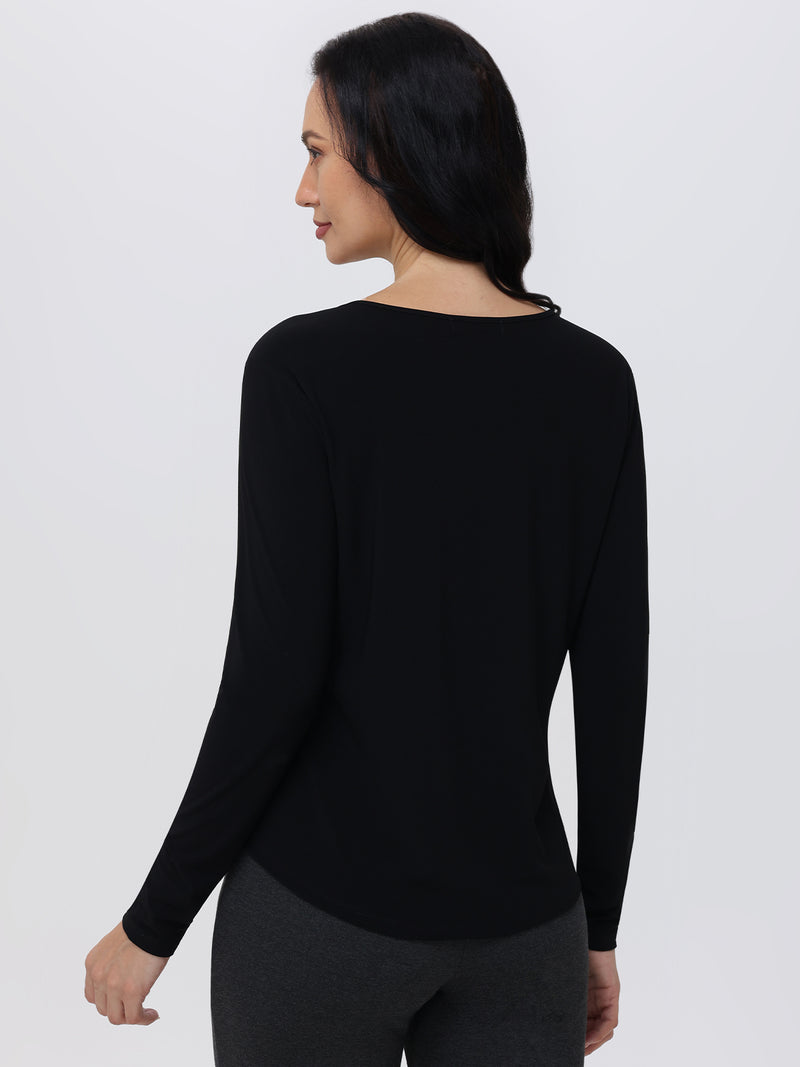 Ruched Shoulder Cool Top