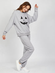Jack O Lantern Graphic Sweatshirt