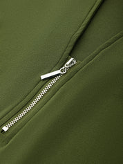 Zipper Neck Cool Feel Top