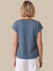 Zipper Neck Cool Feel Top