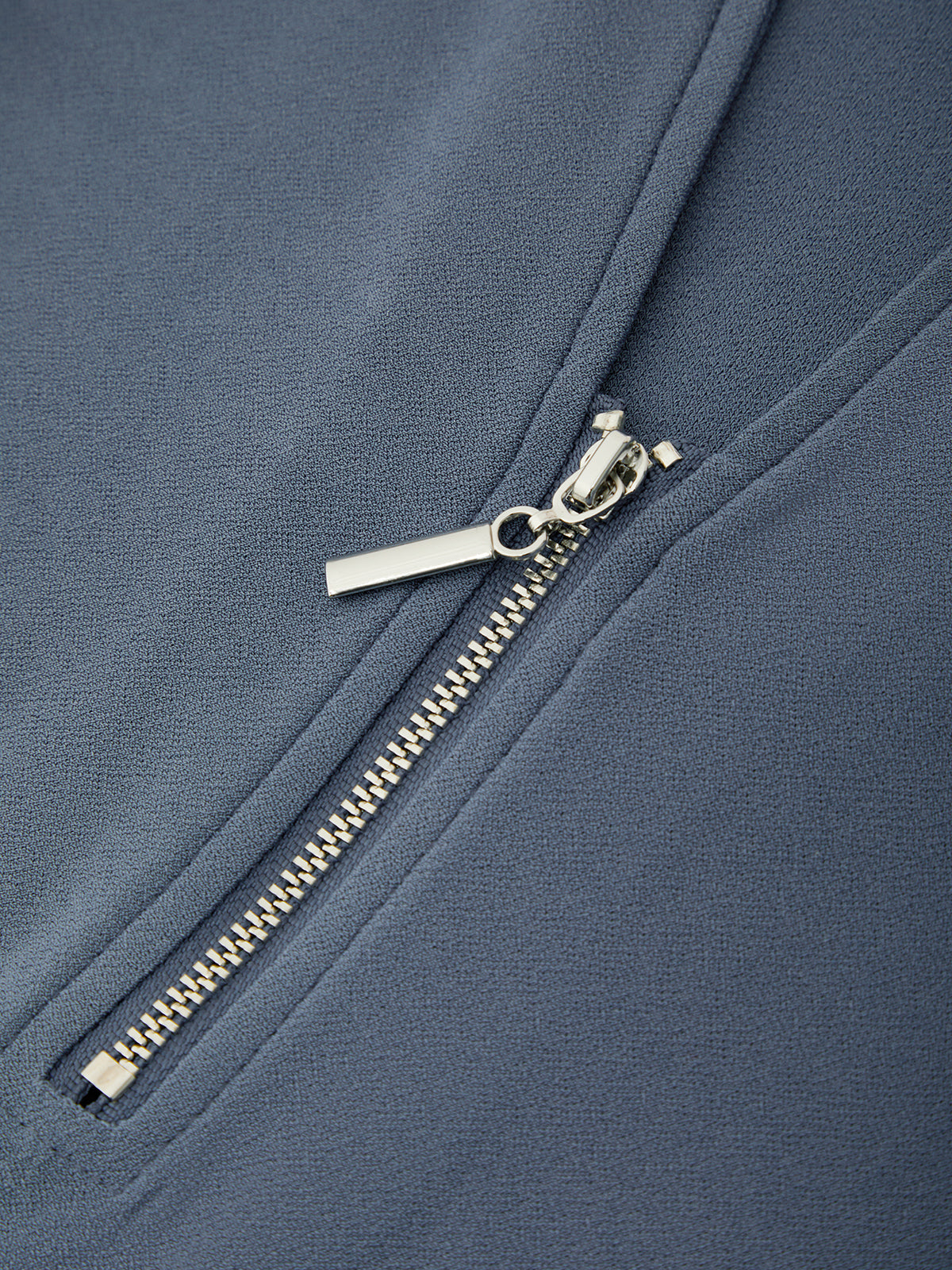 Zipper Neck Cool Feel Top
