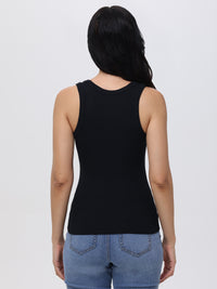 Rib Scoop Neck Tank Top