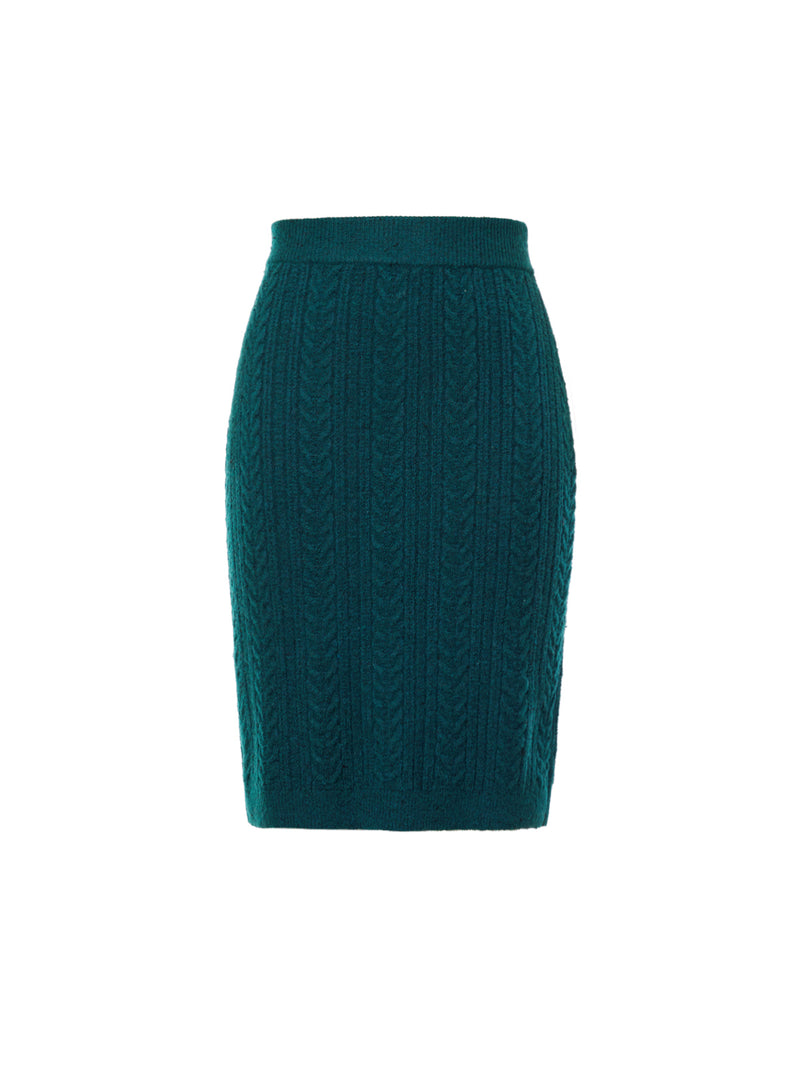 Cable Sweater Skirt