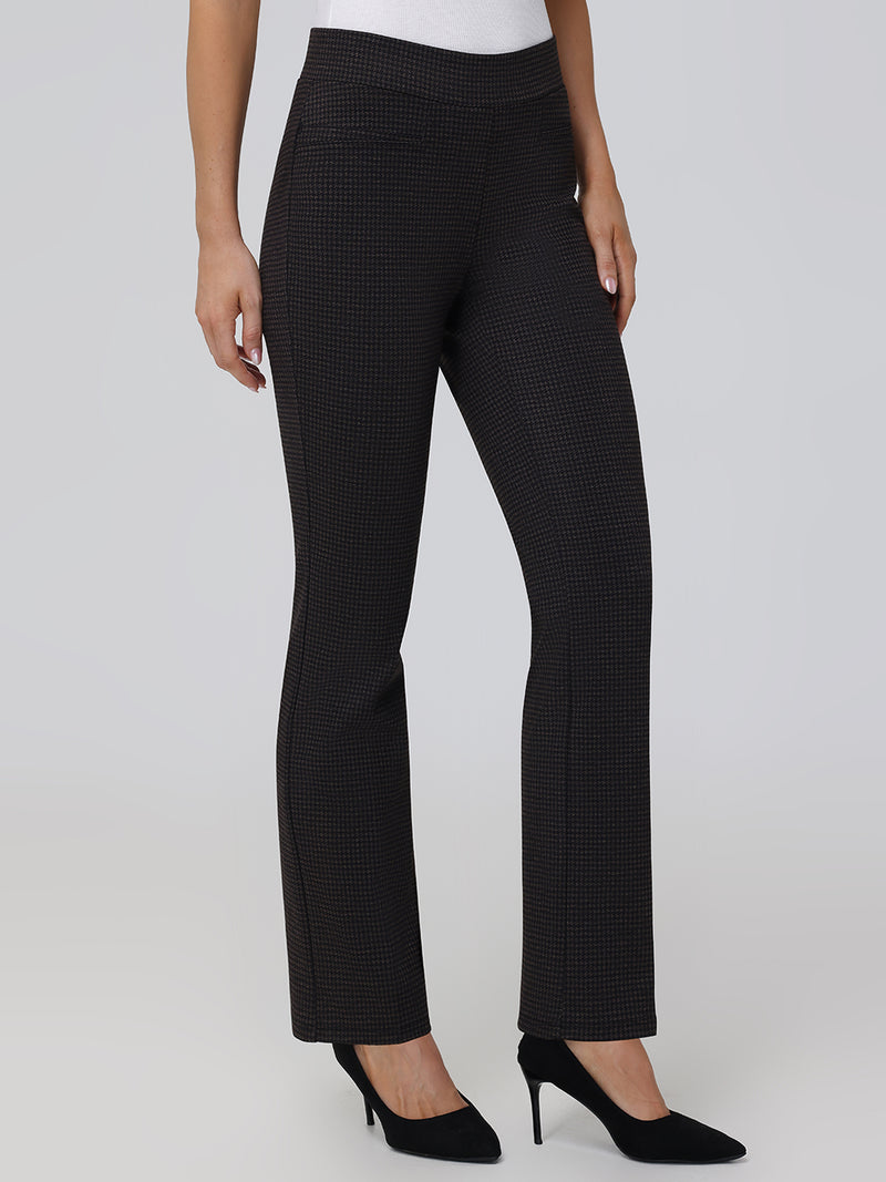 Ponte Baby Bootcut Little Black Pants