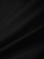 Close-up of black fabric texture