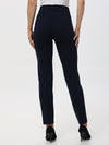 Petite Luxe Ponte Five Pocket Straight Leg Little Black Pants