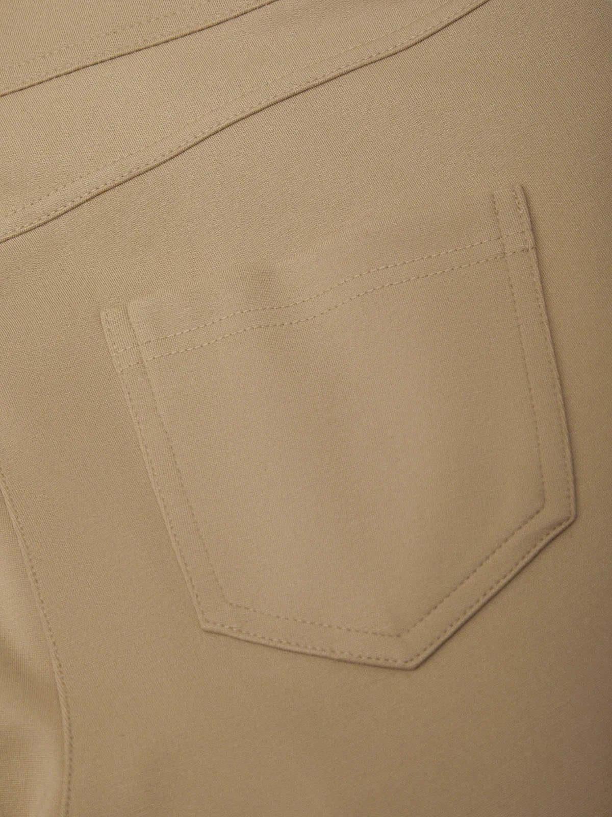 Close-up of a beige pocket on a garment