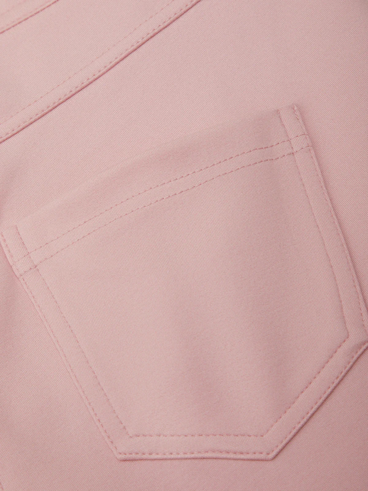 Close-up of a pink pocket on a garment