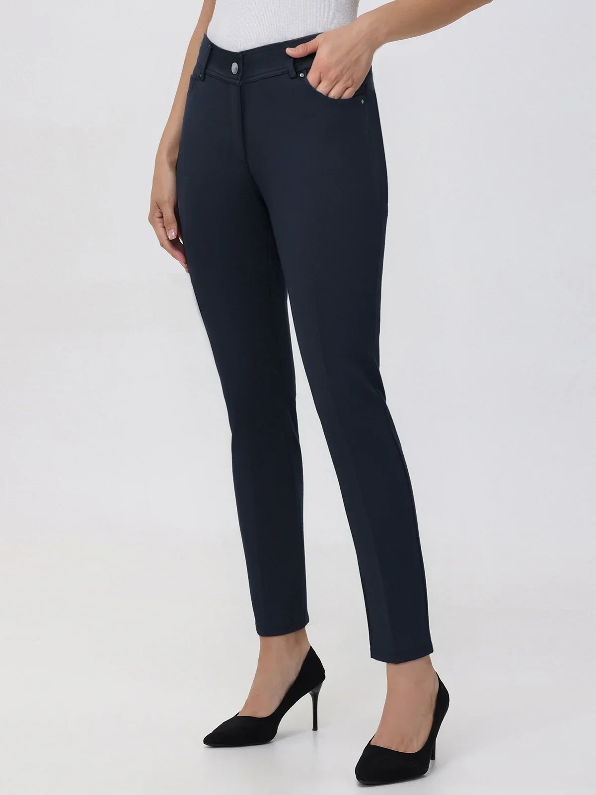Luxe Ponte Straight Leg Pants