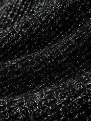 Close-up of black textured fabric