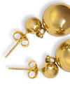 Golden Beads Drop Earrings