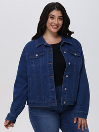 Plus Classic Denim Jacket