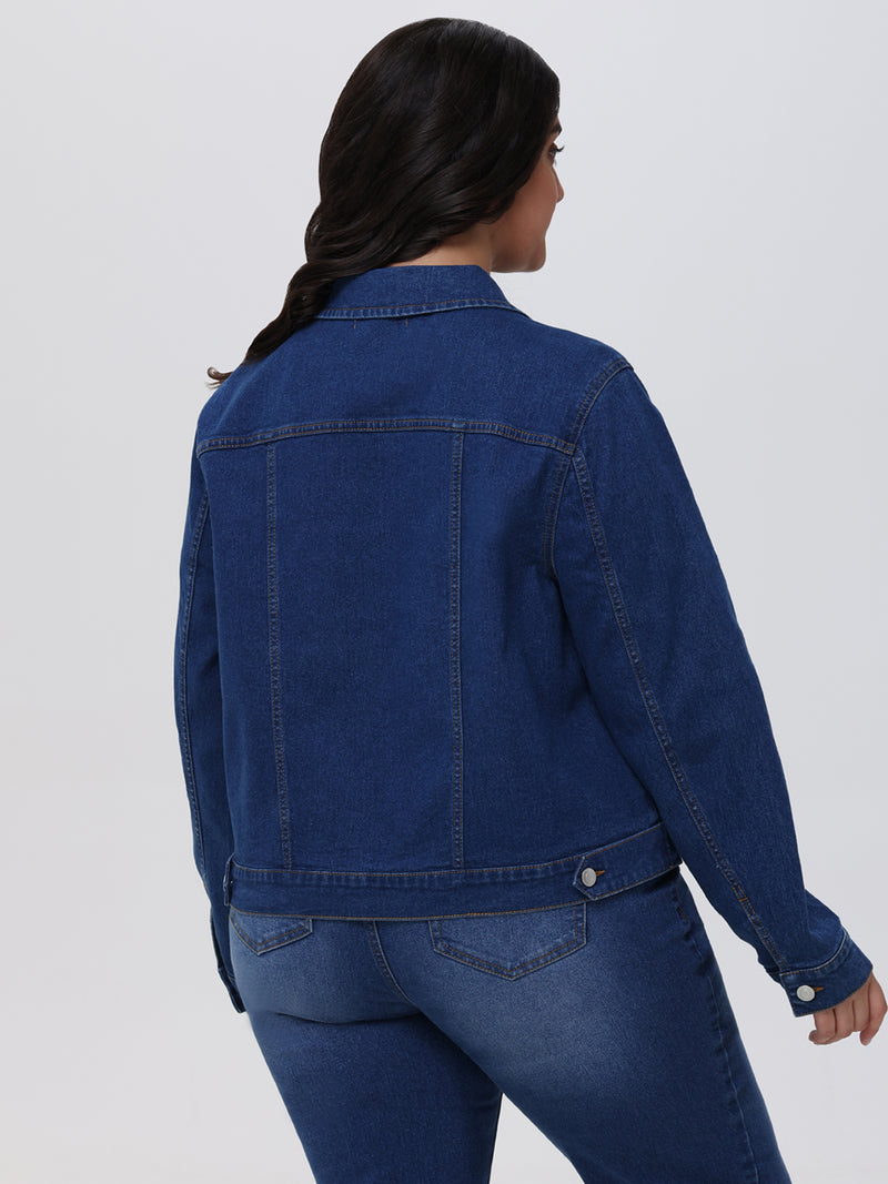 Plus Classic Denim Jacket