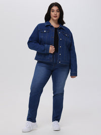 Plus Classic Denim Jacket