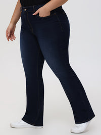 Plus Kick Out High Rise Jean In Dark Wash