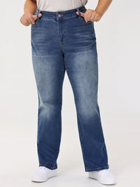 Plus Bootcut Mid Rise Jean In Amari Wash