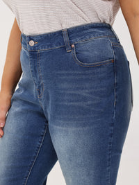 Plus Bootcut Mid Rise Jean In Amari Wash