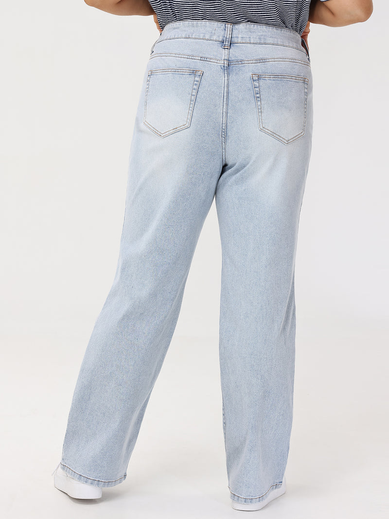 Plus Bootcut Mid Rise Jean In Stevie Wash