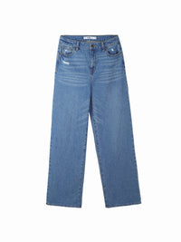 High-Rise Wide Leg Jeans