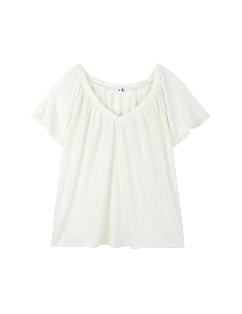 V-Neck Sleeveless Tie Top