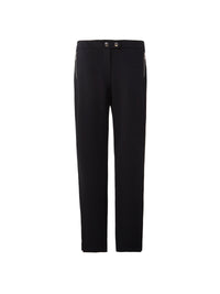 Luxe Ponte Skinny Zip Detail Little Black Pants