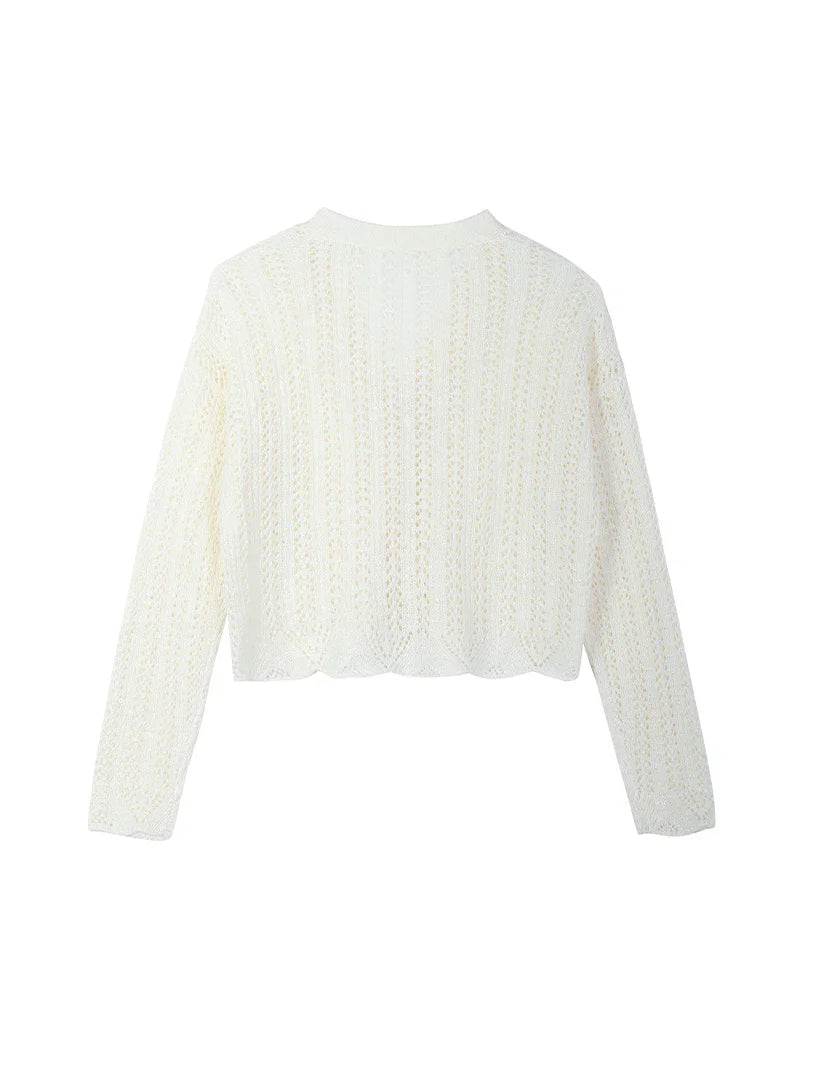 The Harper: Acrylic V-Neck Cardigan