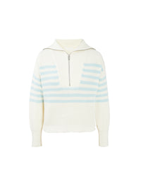 Half Zip Stripe Pullover